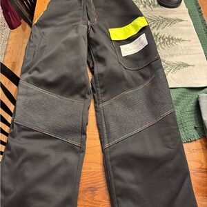 Men's Black Chainsaw Safety Work Pants